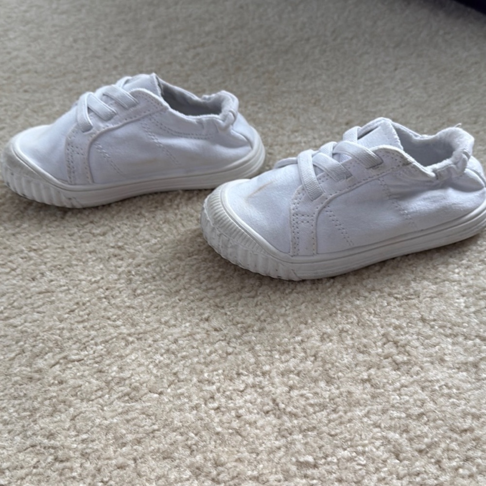 Wonder Nation White Casual Sneakers Slip-On Comfort